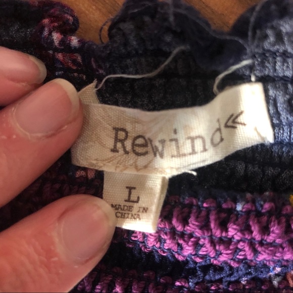 Boho cold Shoulder Top - Picture 3 of 3